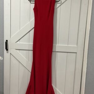 Chic Red Maxi Dress